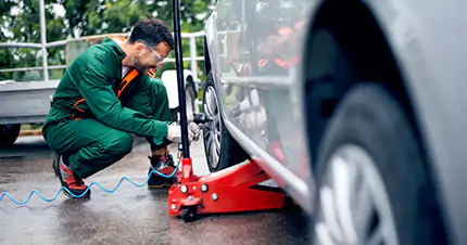 Tire Change in Daltons, GA